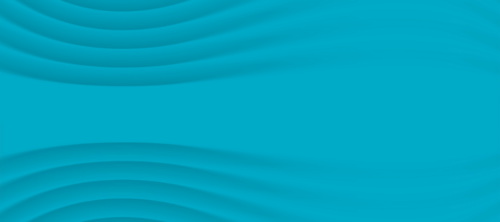 A teal colored horizontal wave effect in a rectangular shape.