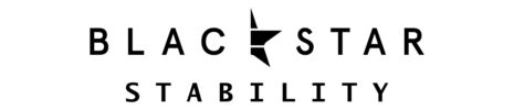 Black Star Stability logo with a stylized black star replacing the letter "K" in the word "BLACK.